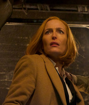 Scully looking shocked and confused from season 10
